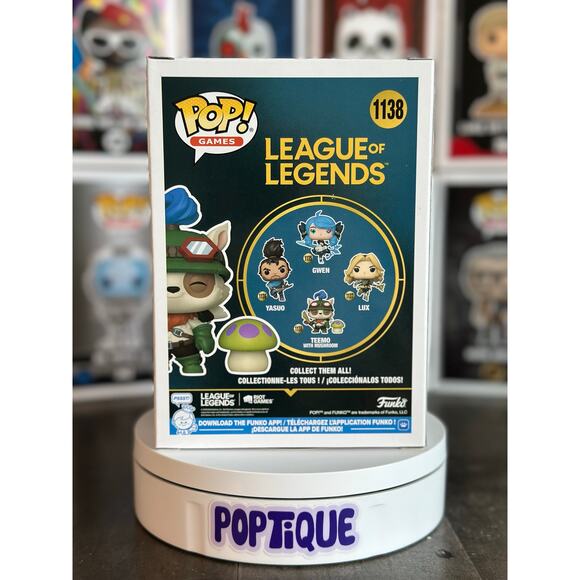 League of Legends Teemo with Mushroom Funko Pop! and Buddy #1138 - Picture 3 of 6